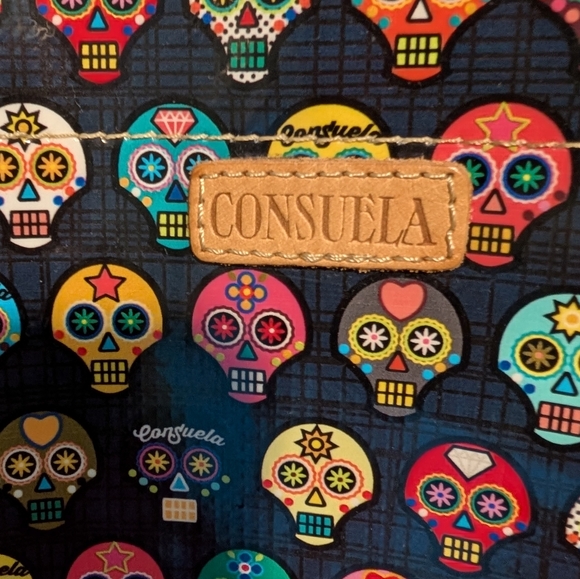 Consuela Wristlet Wallet And Tote Sugar Skull Pattern Set - Picture 16 of 16